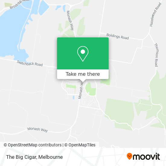 The Big Cigar map