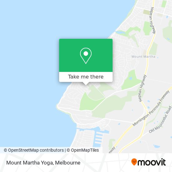 Mount Martha Yoga map