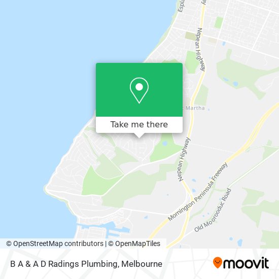 Mapa B A & A D Radings Plumbing