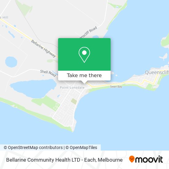 Mapa Bellarine Community Health LTD - Each