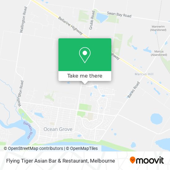 Flying Tiger Asian Bar & Restaurant map