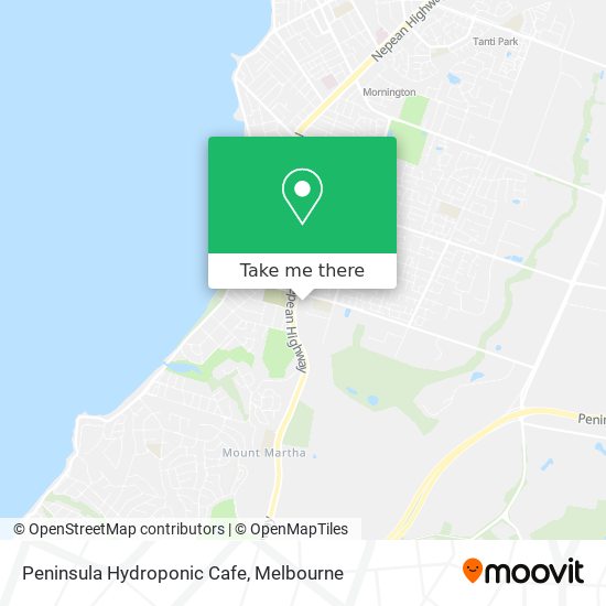 Peninsula Hydroponic Cafe map