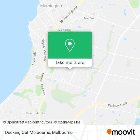 Decking Out Melbourne map