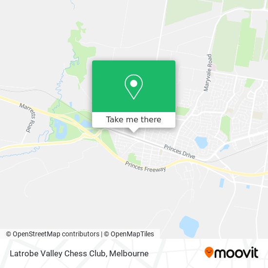 Latrobe Valley Chess Club map