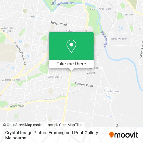 Crystal Image Picture Framing and Print Gallery map