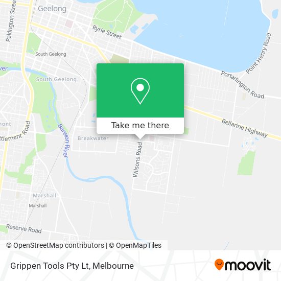 Grippen Tools Pty Lt map