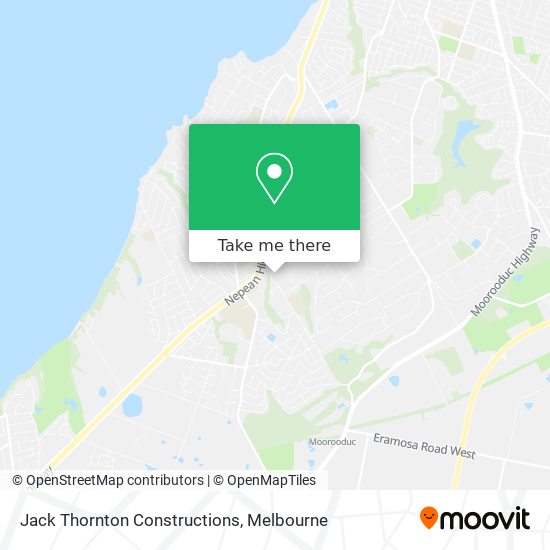 Jack Thornton Constructions map