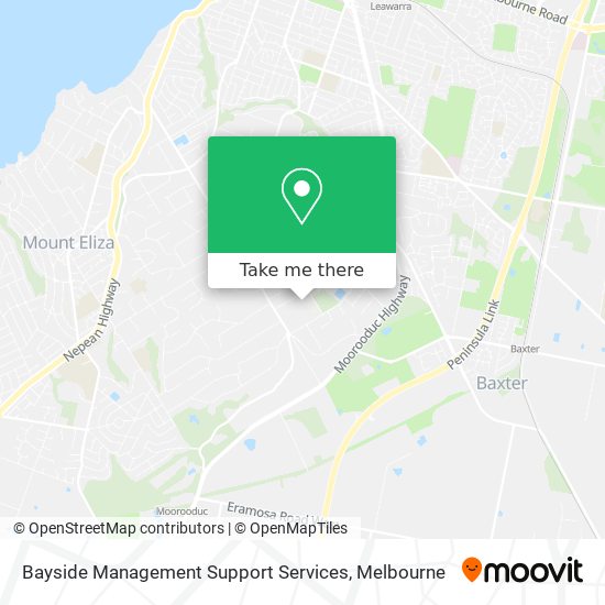 Bayside Management Support Services map