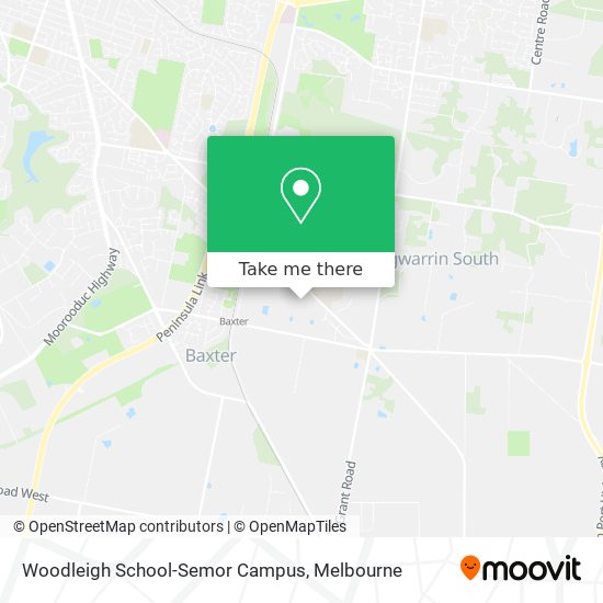 Woodleigh School-Semor Campus map