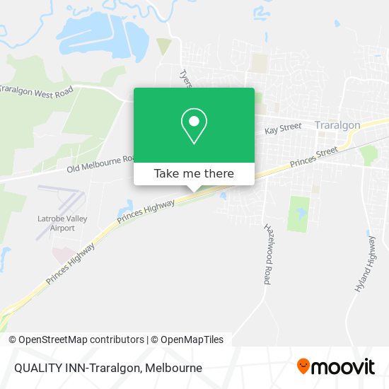 QUALITY INN-Traralgon map
