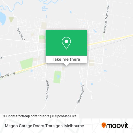 Magoo Garage Doors Traralgon map