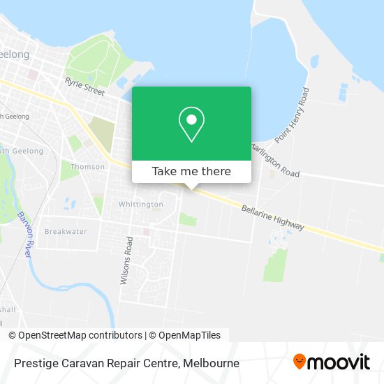 Prestige Caravan Repair Centre map