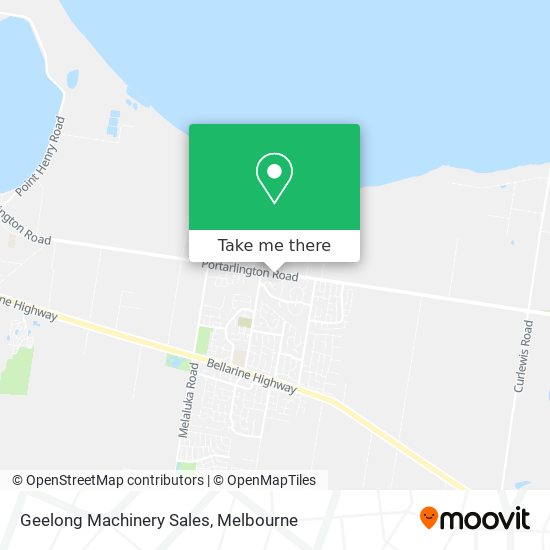 Geelong Machinery Sales map