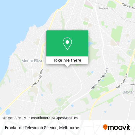 Frankston Television Service map