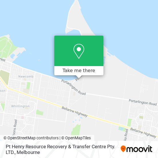 Pt Henry Resource Recovery & Transfer Centre Pty. LTD. map