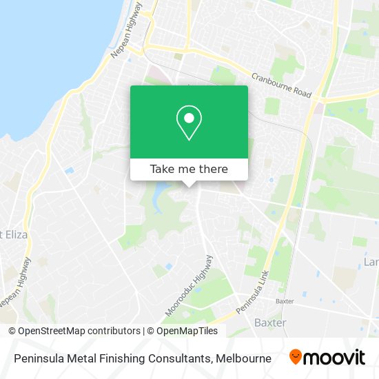Mapa Peninsula Metal Finishing Consultants