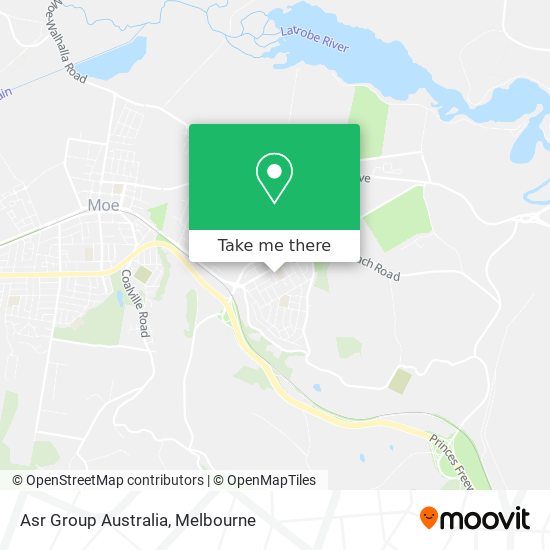 Mapa Asr Group Australia