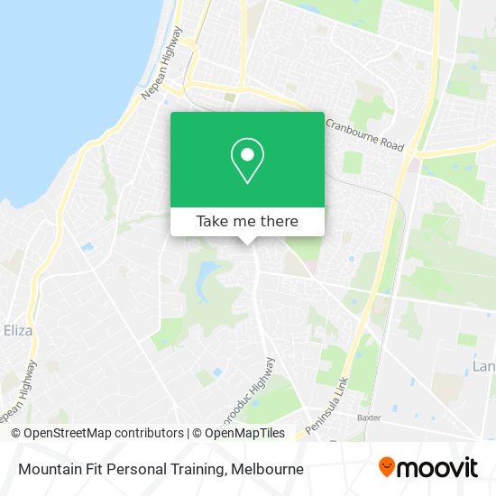 Mountain Fit Personal Training map