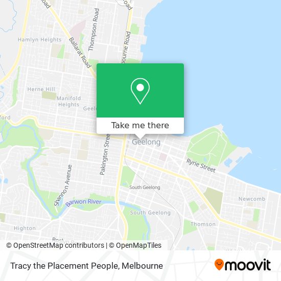 Tracy the Placement People map