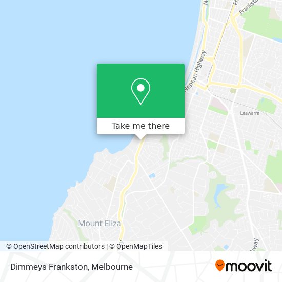 Dimmeys Frankston map