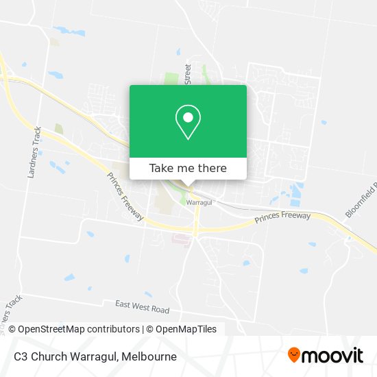 C3 Church Warragul map