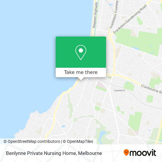 Benlynne Private Nursing Home map