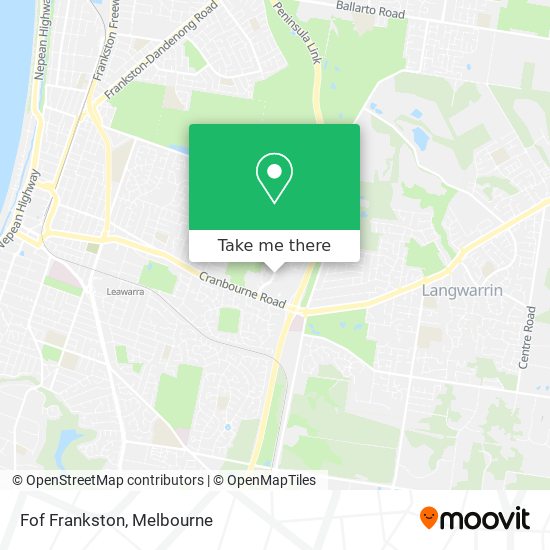 Mapa Fof Frankston