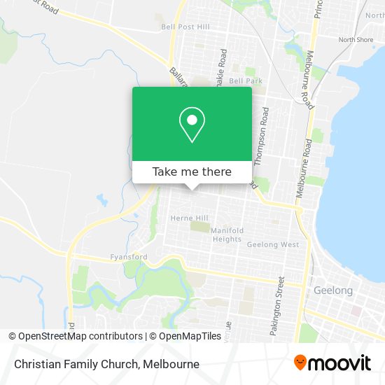Christian Family Church map