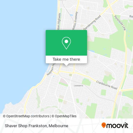 Shaver Shop Frankston map