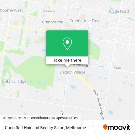 Coco Red Hair and Beauty Salon map