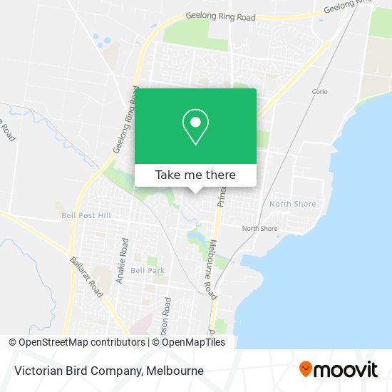 Victorian Bird Company map