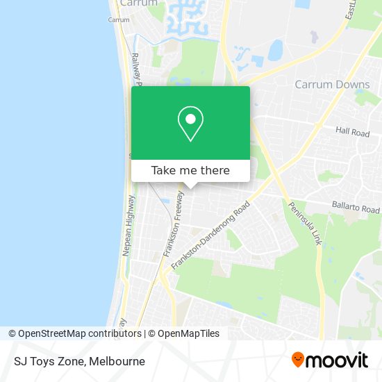 SJ Toys Zone map