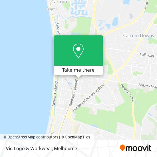 Vic Logo & Workwear map