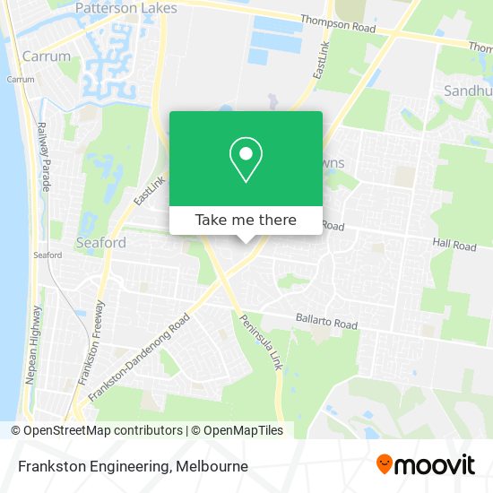 Mapa Frankston Engineering