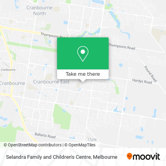 Selandra Family and Children's Centre map