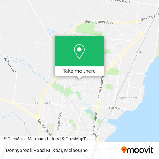 Donnybrook Road Milkbar map