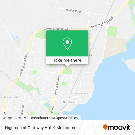Nightcap at Gateway Hotel map