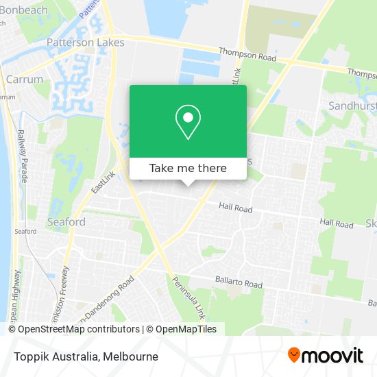 Toppik Australia map