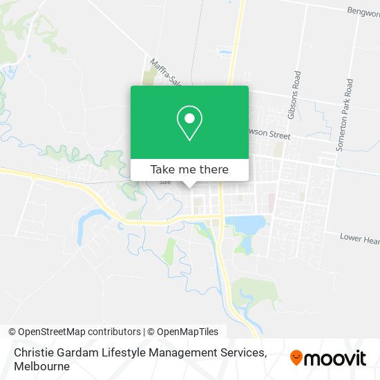 Mapa Christie Gardam Lifestyle Management Services