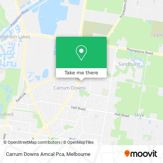 Carrum Downs Amcal Pca map