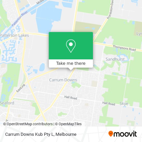 Carrum Downs Kub Pty L map