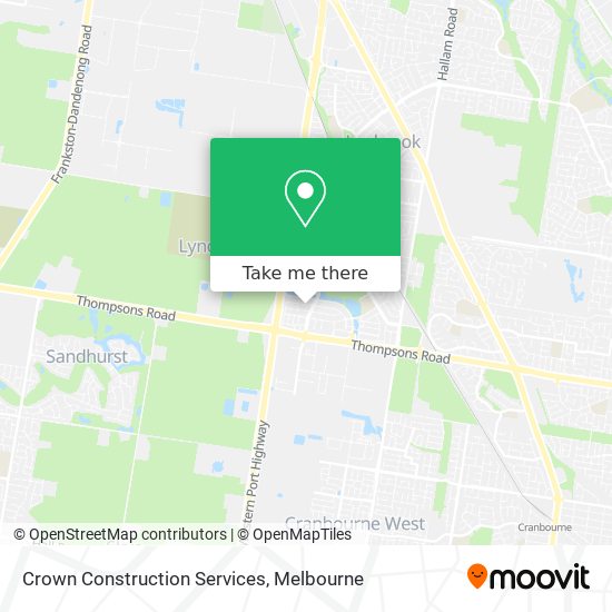 Crown Construction Services map