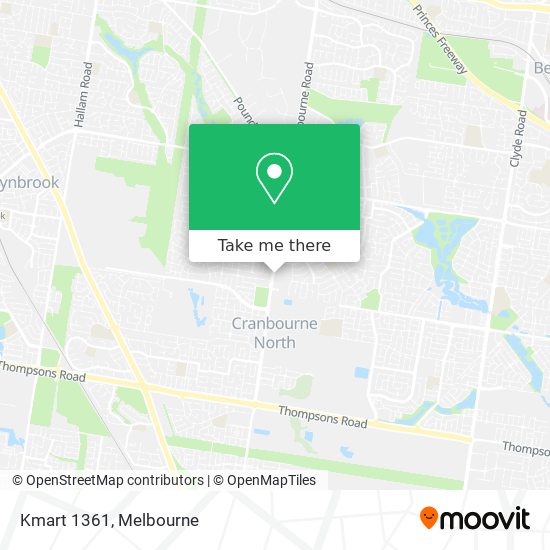 Kmart 1361 map