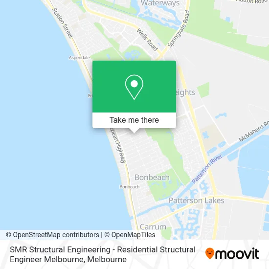 SMR Structural Engineering - Residential Structural Engineer Melbourne map