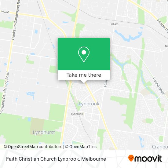 Faith Christian Church Lynbrook map
