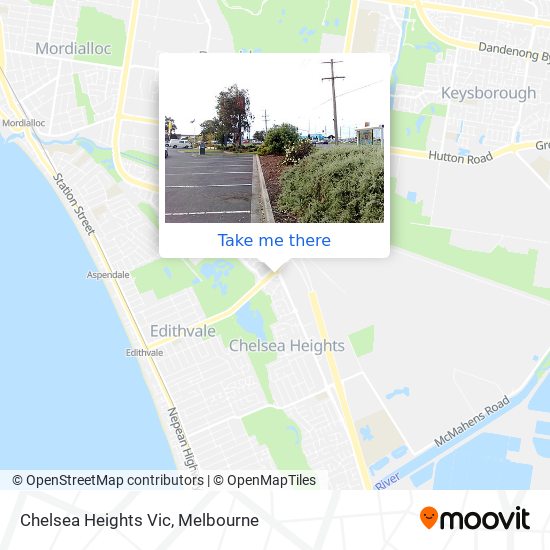 Chelsea Heights Vic map