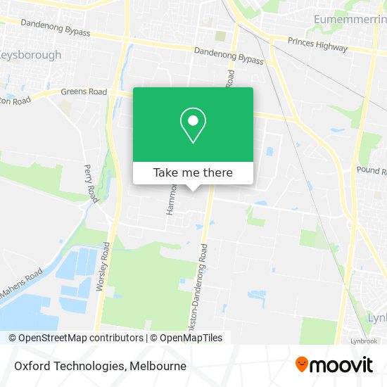 Oxford Technologies map