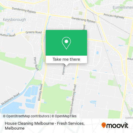 House Cleaning Melbourne - Fresh Services map