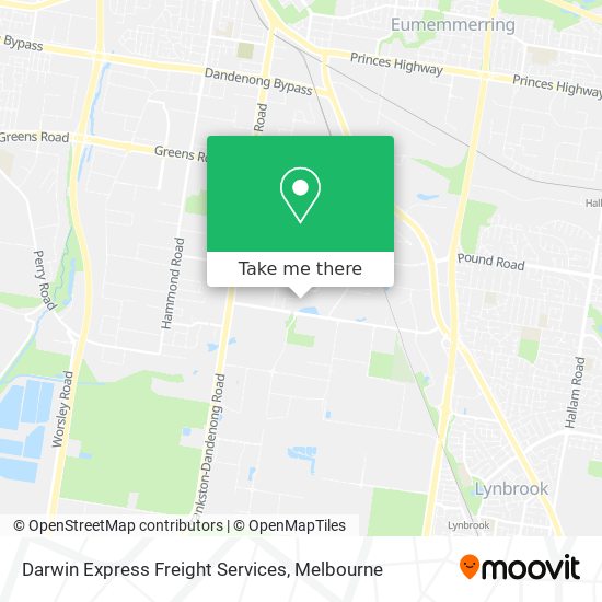 Darwin Express Freight Services map