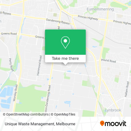 Unique Waste Management map